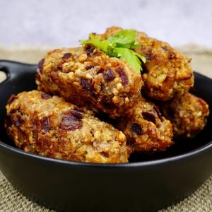 Veggie sausages